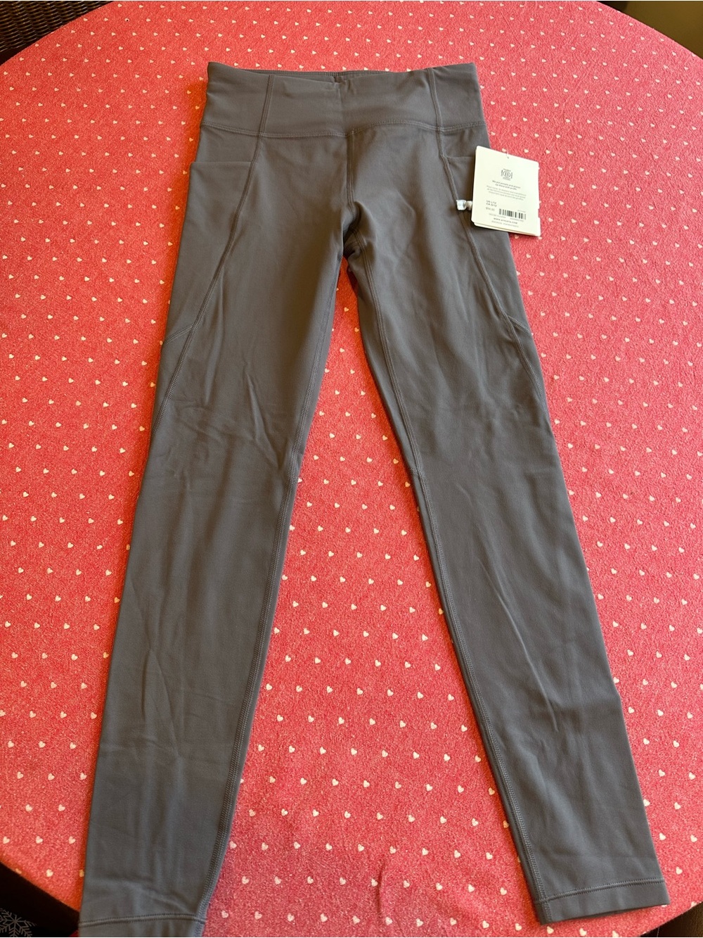 New with tags! Girls athleta  purple High-Rise stash leggings. Size 12